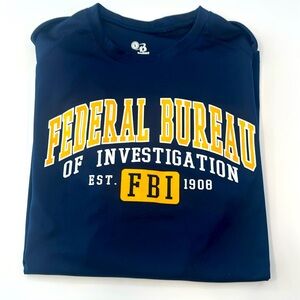 Navy Blue FBI Graphic Tee